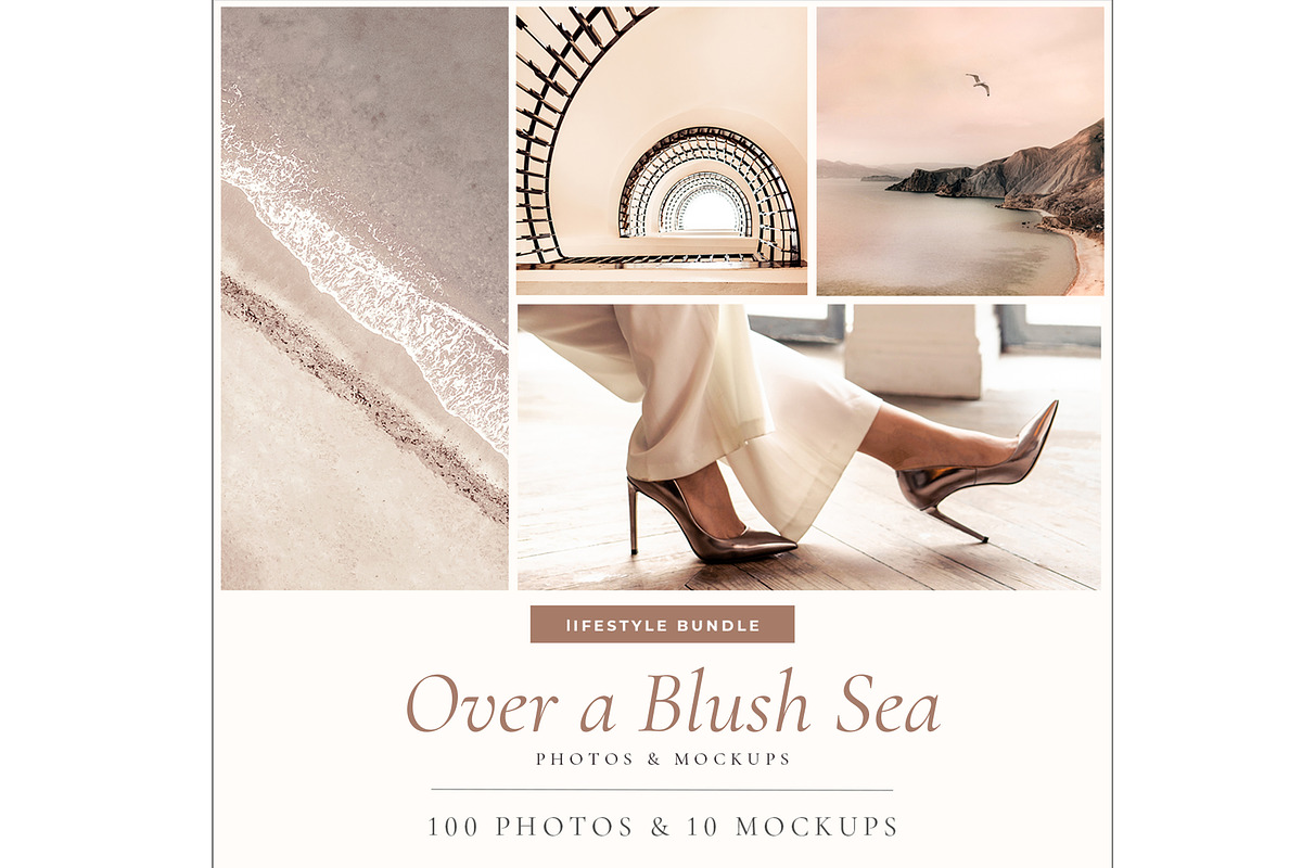OVER A BLUSH SEA. 100+ in Instagram Templates - product preview 8