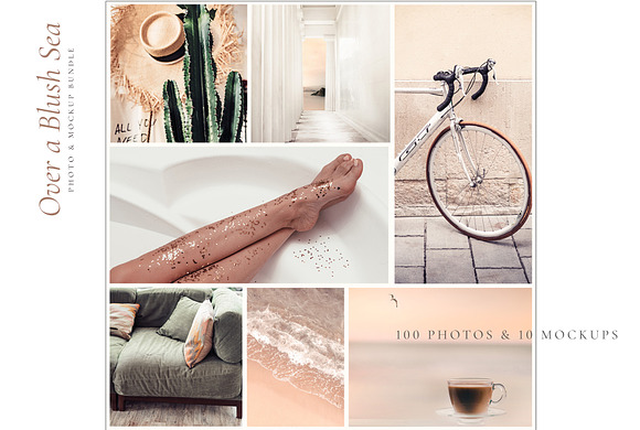 OVER A BLUSH SEA. 100+ in Instagram Templates - product preview 2
