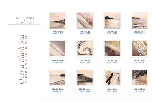 OVER A BLUSH SEA. 100+ in Instagram Templates - product preview 4