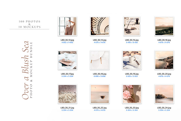 OVER A BLUSH SEA. 100+ in Instagram Templates - product preview 5