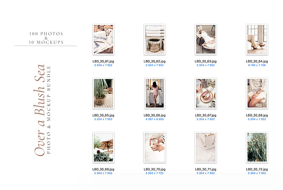 OVER A BLUSH SEA. 100+ in Instagram Templates - product preview 9