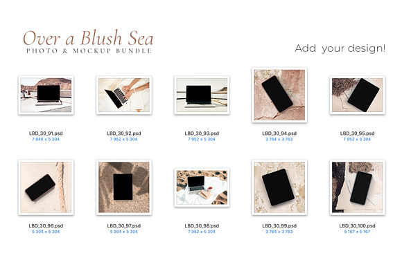 OVER A BLUSH SEA. 100+ in Instagram Templates - product preview 11