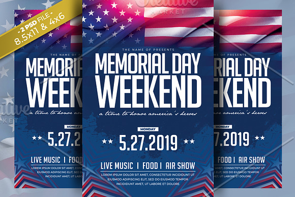 Memorial Day Flyer in Flyer Templates - product preview 1