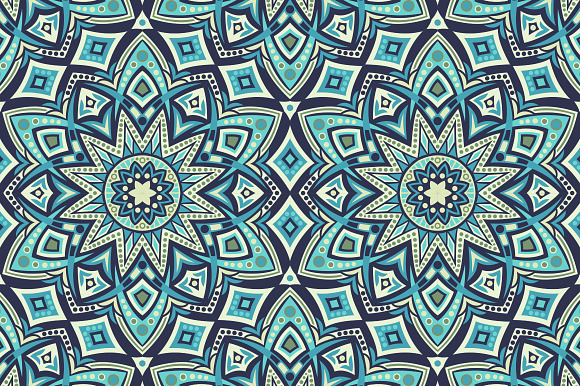 Colorful Seamless Vector Pattern in Patterns - product preview 4