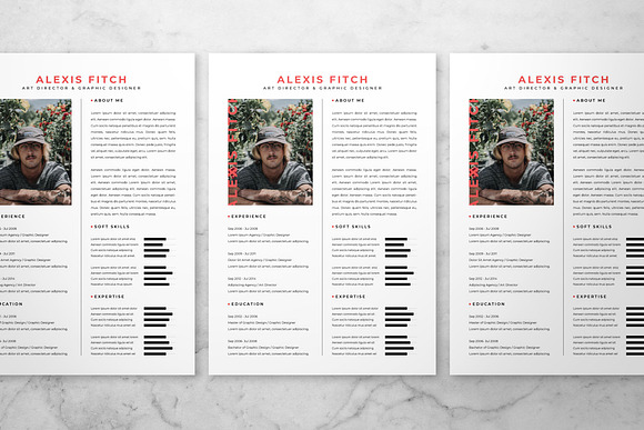 Professional Resume & Cover Letter 5 in Resume Templates - product preview 1