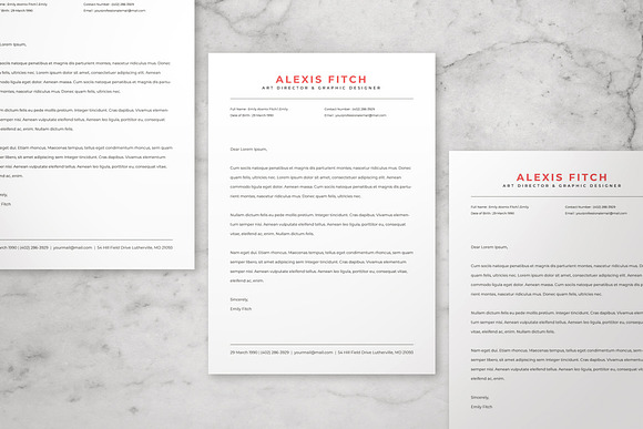 Professional Resume & Cover Letter 5 in Resume Templates - product preview 2