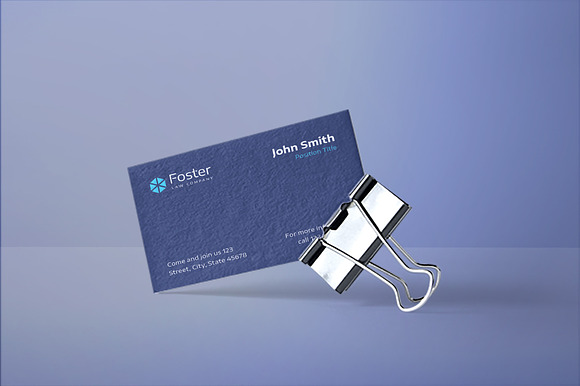 Law Company Business Card in Business Card Templates - product preview 2