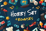 Hobby Icons + Bonus Illustrations