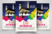 Ramadan Flyer Template Low Poly