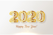 Realistic Glow Golden 3D 2020 New