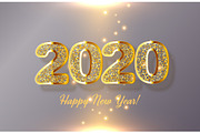 Realistic Glow Golden 3D 2020 New