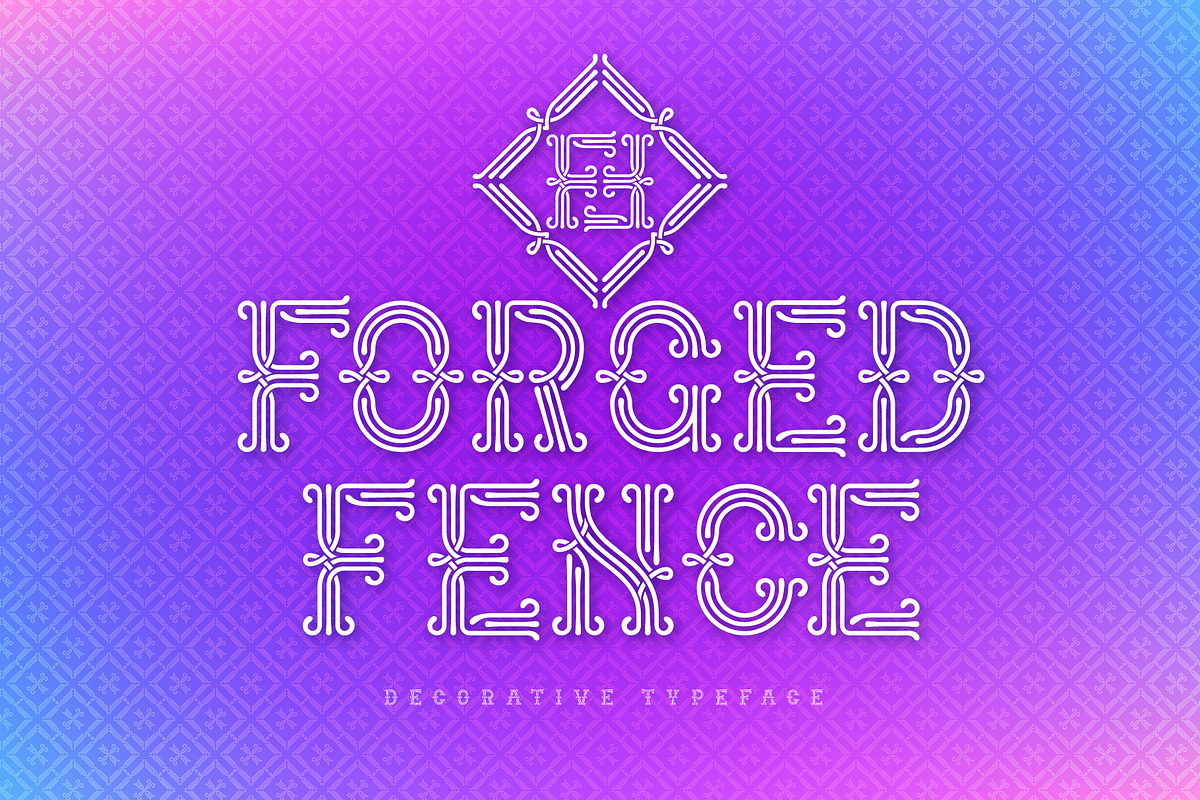Forged Fence Typeface in Display Fonts - product preview 8