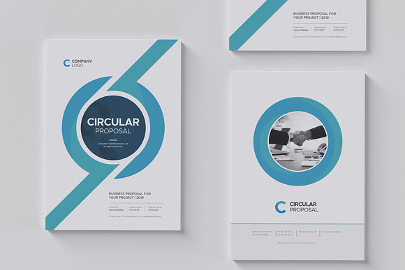 Circular Proposal in Brochure Templates - product preview 1