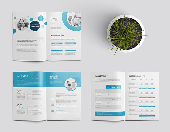 Circular Proposal in Brochure Templates - product preview 4