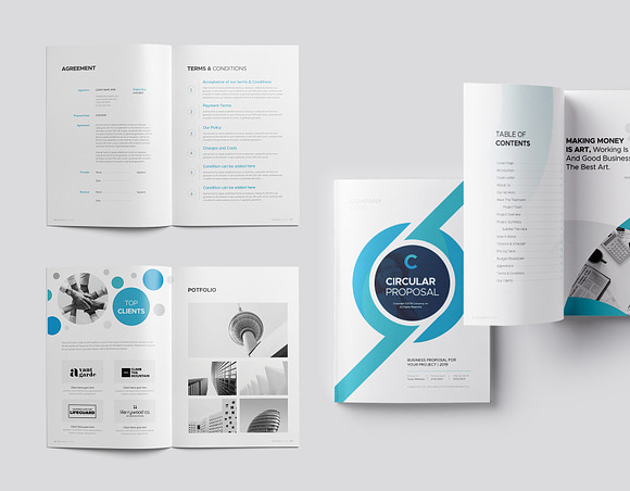 Circular Proposal in Brochure Templates - product preview 5