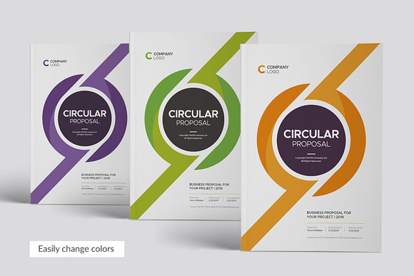 Circular Proposal in Brochure Templates - product preview 6