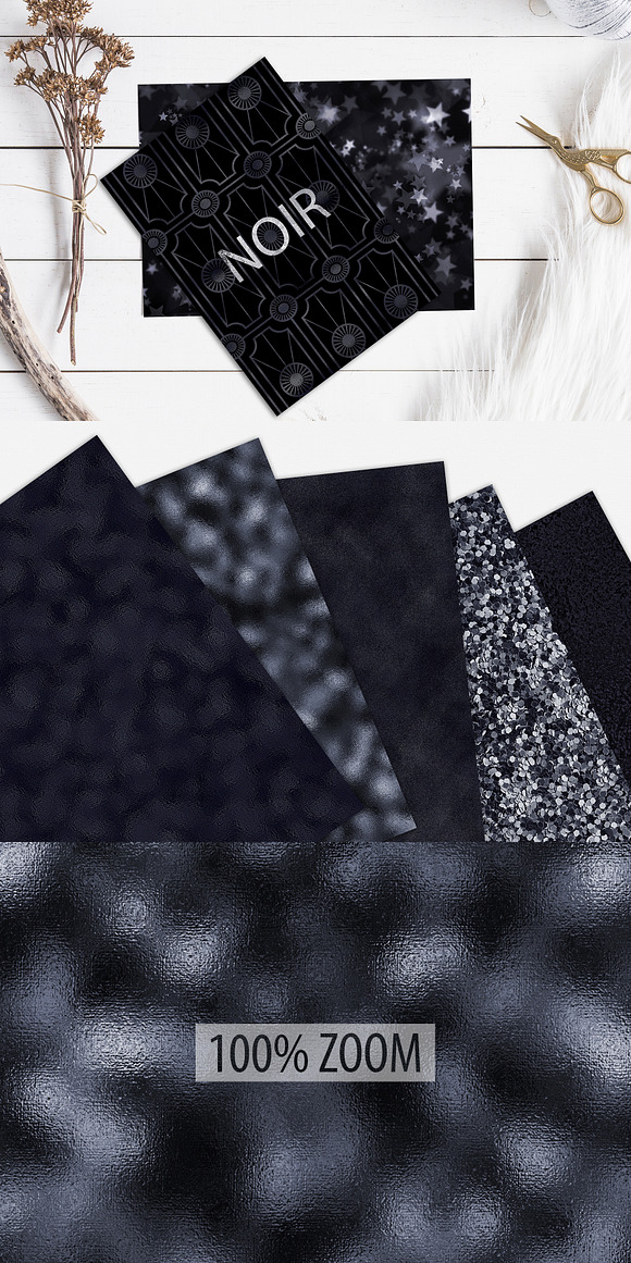 Textures & Patterns Bundle - Noir in Textures - product preview 3