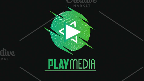 Play Media logo in Logo Templates - product preview 1