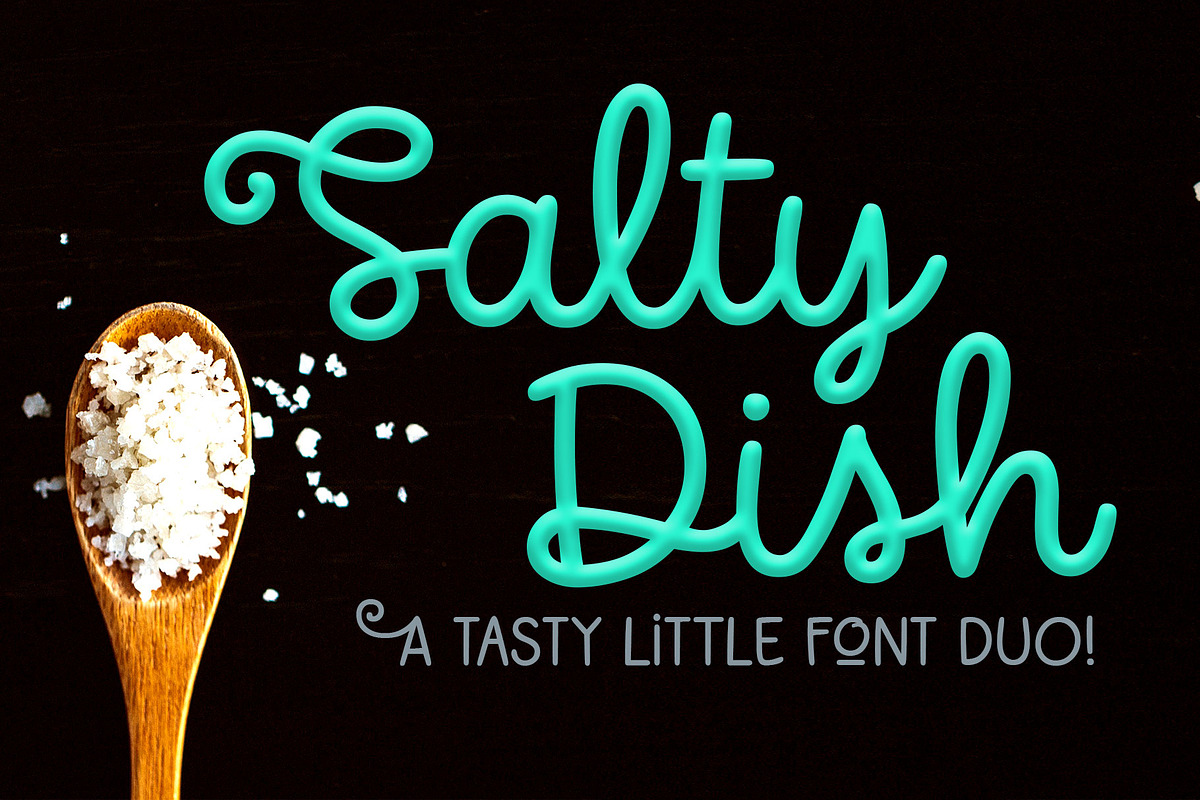 Salty Dish font duo in Display Fonts - product preview 8