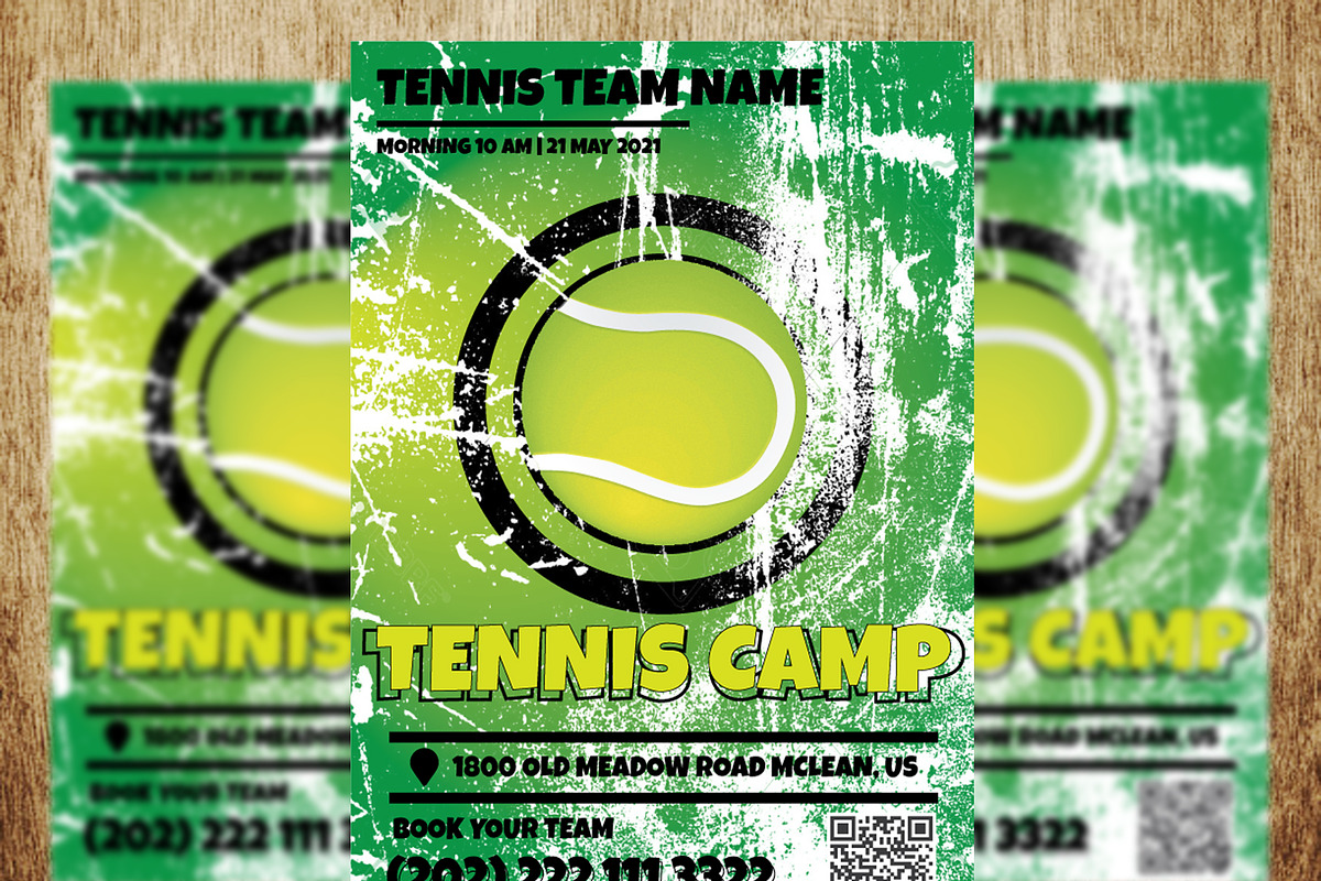 Tennis Camp Team Flyer in Flyer Templates - product preview 8