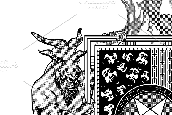 Coat of Arms Crest of Hell, Devil in Illustrations - product preview 1