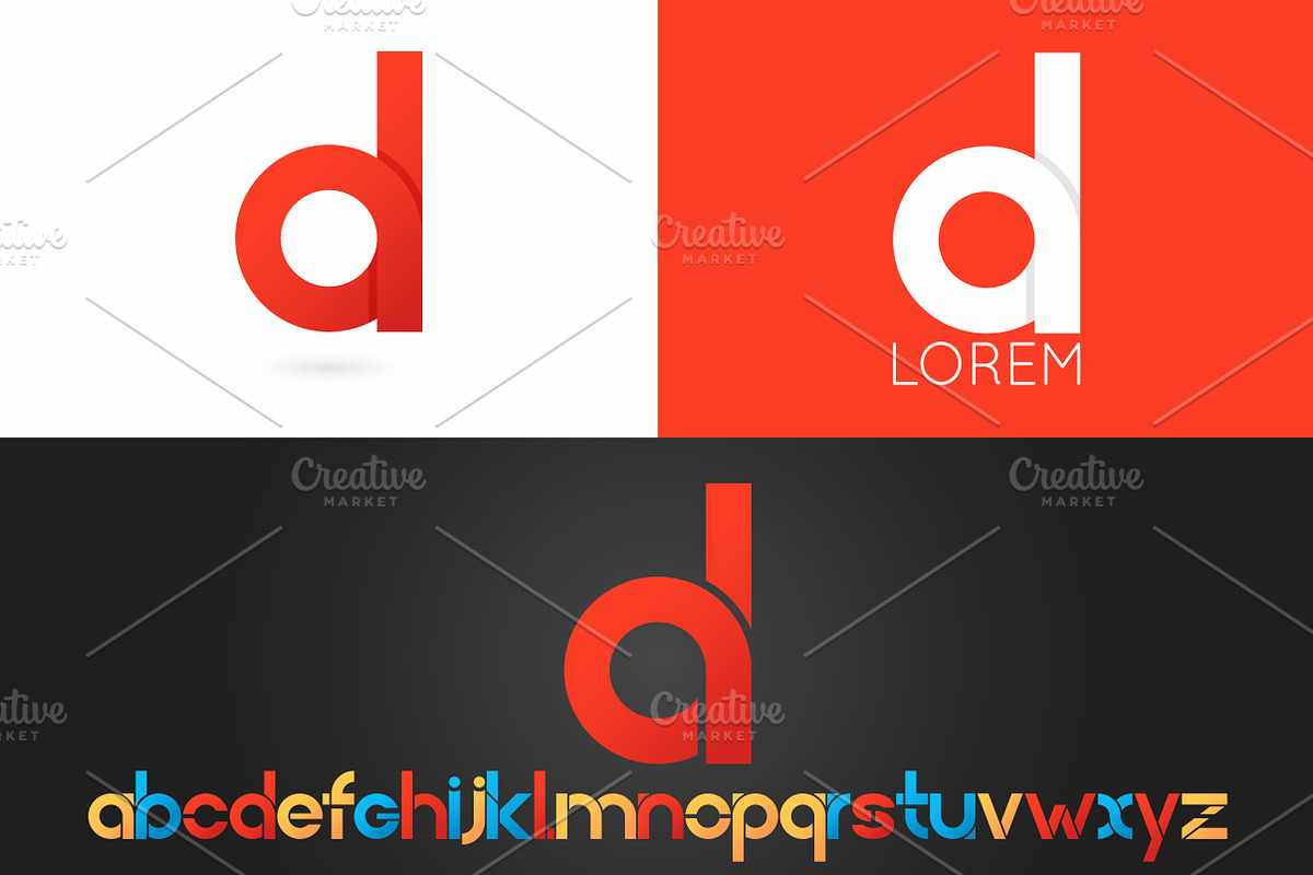 Letter D logo vector icon in Logo Templates - product preview 8