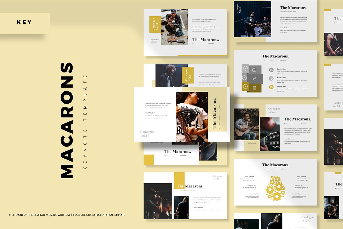 The Macarons - Keynote Template in Keynote Templates - product preview 8