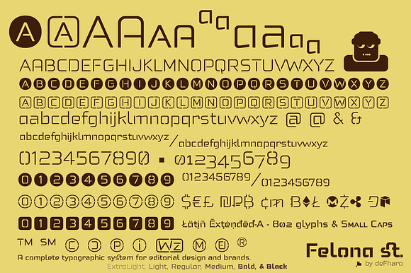 Felona st -6 Neo Stencil fonts in Sans-Serif Fonts - product preview 2