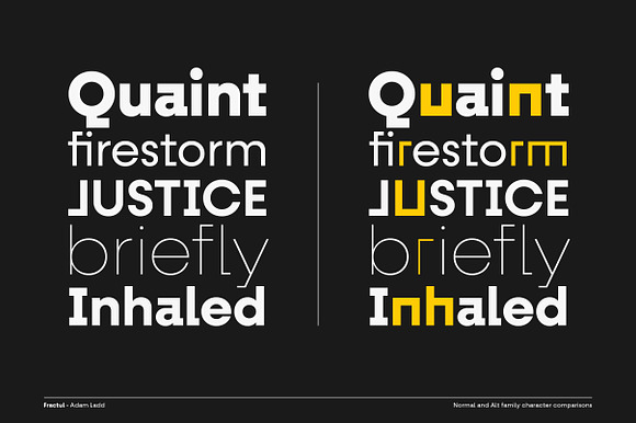Fractul Font Family in Sans-Serif Fonts - product preview 8