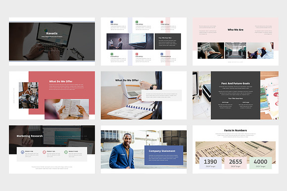 Kovatis : Annual Report Keynote in Keynote Templates - product preview 1