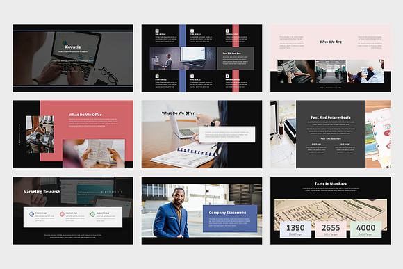 Kovatis : Annual Report Keynote in Keynote Templates - product preview 7