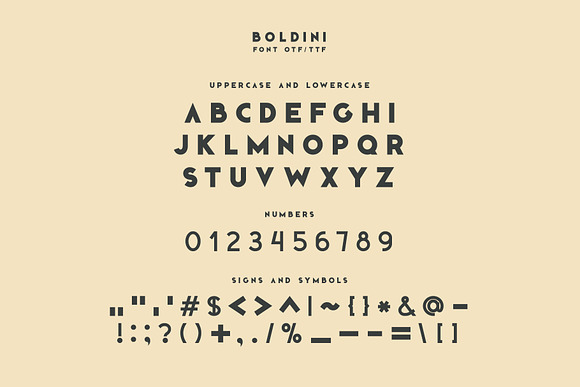 Boldini. SVG font family in Symbol Fonts - product preview 3