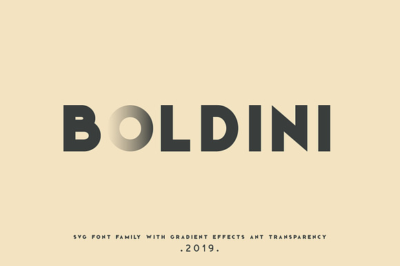 Boldini. SVG font family in Symbol Fonts - product preview 18