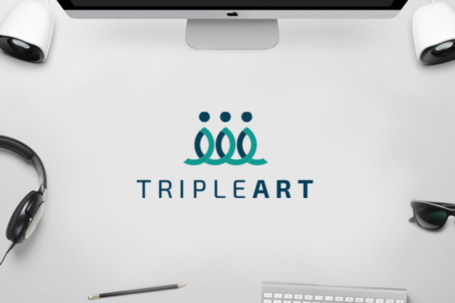 Tree Connect - Network Group Logo in Logo Templates - product preview 8