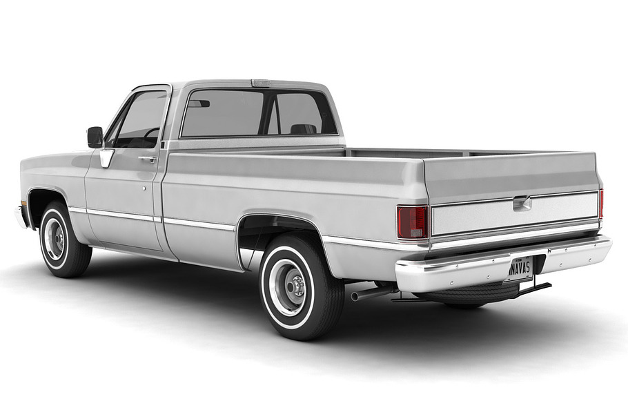 GENERIC PICKUP TRUCK 1 in Vehicles - product preview 4