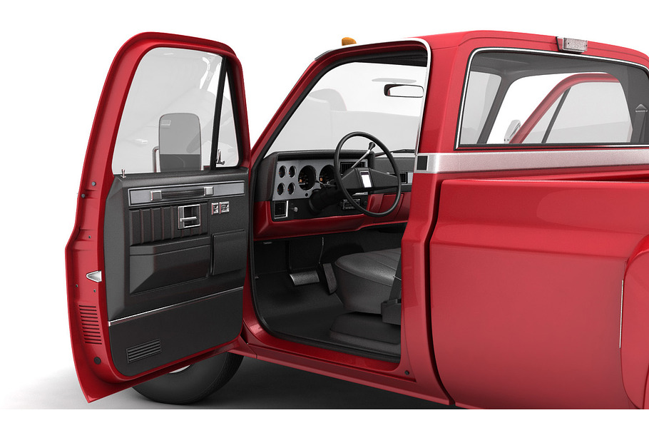GENERIC DUALLY PICKUP TRUCK 2 in Vehicles - product preview 5