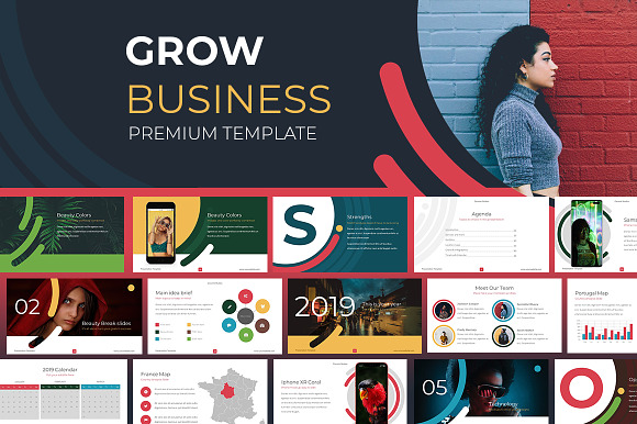 Grow Business | Powerpoint Template in PowerPoint Templates - product preview 6