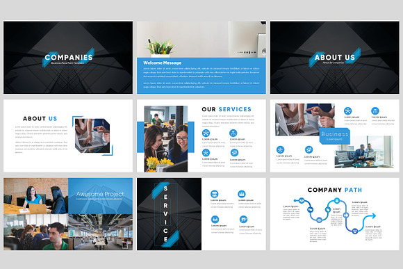Companies - Business Powerpoint in PowerPoint Templates - product preview 1