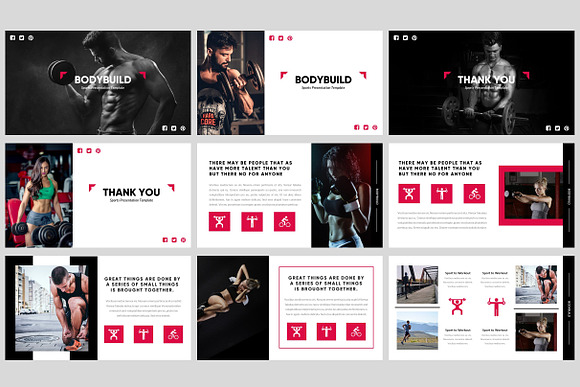 Bodybuild - Fitness, Gym Keynote in Keynote Templates - product preview 1
