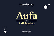 Aufa - A Serif Typeface