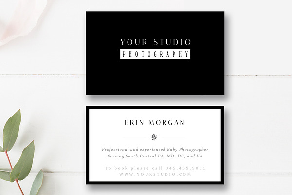 Letterhead Template with Card