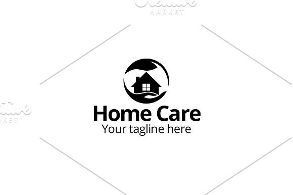 Home Care Logo in Logo Templates - product preview 1
