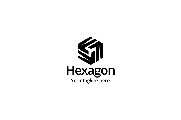Hexagon Logo - F Logo in Logo Templates - product preview 1