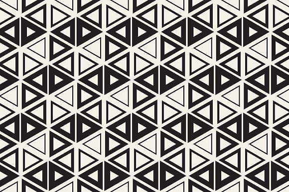 Triangles. Seamless Patterns Set 8 in Patterns - product preview 3