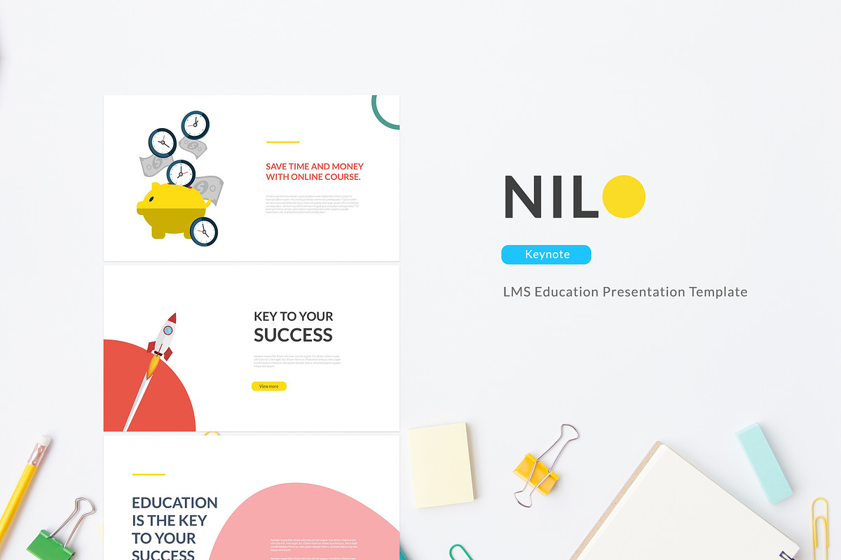 Nilo - LMS Education Keynote in Keynote Templates - product preview 8