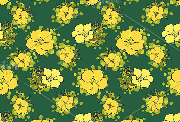 Set of six floral patterns in Patterns - product preview 1