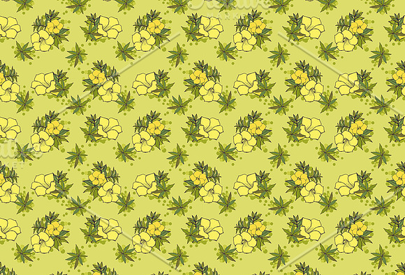 Set of six floral patterns in Patterns - product preview 3