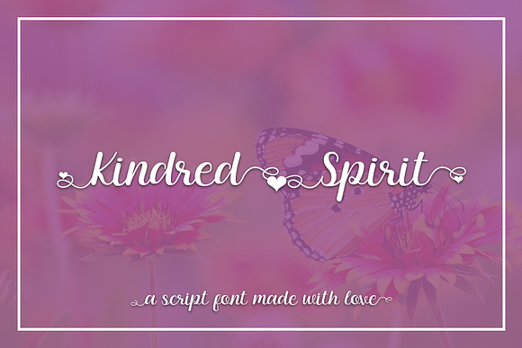 Kindred Spirit in Script Fonts - product preview 5