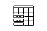 Datatable table icon