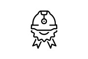 Construction badge icon